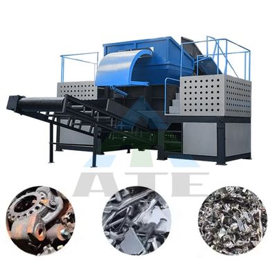 Rate de alcançamento da norma superior a 95% Triturador de resíduos de pneus de automóveis e sucata de metal