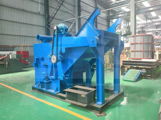 Requisitos de reciclagem de resíduos Máquina trituradora de sucata de aço com potência de 30 kW e CE