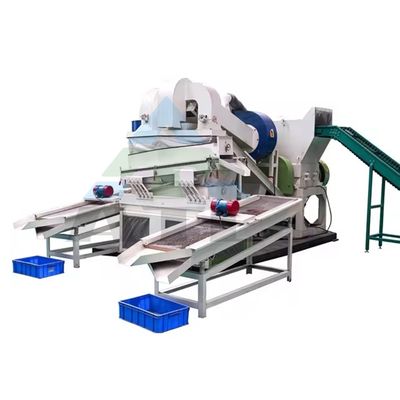 300-500 kg/h Máquina de separação de fios de sucata para instalação de reciclagem de cabos elétricos