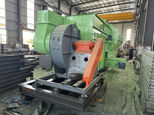 Máquina de triagem de resíduos de reciclagem com coletor de resíduos e separador de ar horizontal