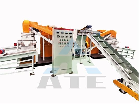 Função de trituração de sucata de metal Máquina elétrica de descascar cobre para sistema de controlo PLC