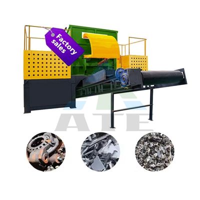 2.8T Peso Triturador industrial de eixo duplo para eliminação de resíduos de borracha e plástico
