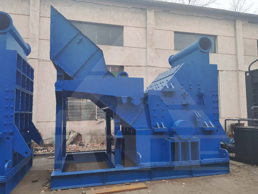 Máquina de trituração de aço para reciclagem de sucata em aplicações de construção