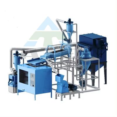 Máquina de reciclagem de painéis solares de 7500 kg/ Linha de reciclagem de placas de circuito de resíduos de PCB/