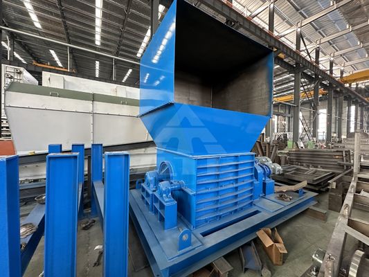 Máquina de quebra de sacos de plástico para equipamento de triagem de resíduos domésticos