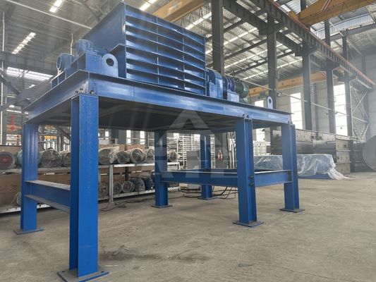 Máquina de quebra de sacos de plástico para equipamento de triagem de resíduos domésticos