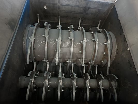 Máquina de quebra de sacos de plástico para equipamento de triagem de resíduos domésticos