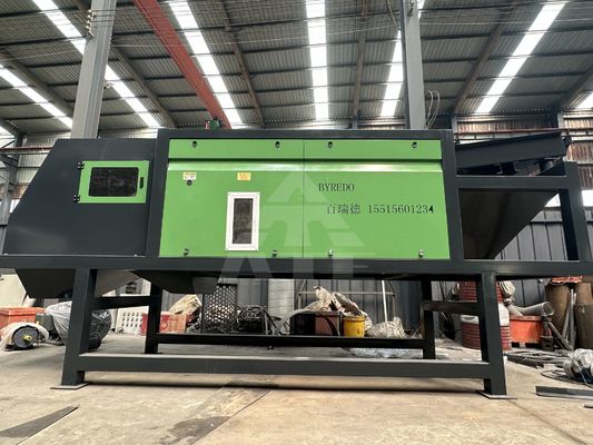98-99% taxa de separação Máquina de triagem de plástico e metal com separador de corrente de Eddy