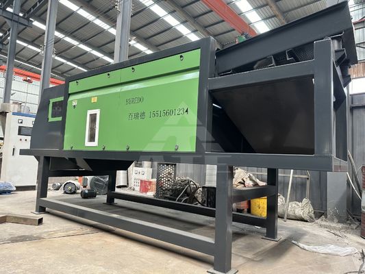 98-99% taxa de separação Máquina de triagem de plástico e metal com separador de corrente de Eddy