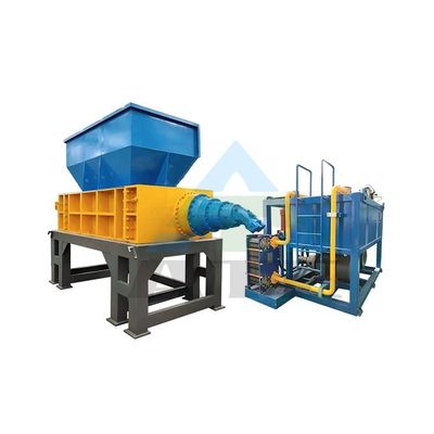 Máquina de separação de resíduos de radiador de recuperação de um único eixo para ferro de cobre e alumínio