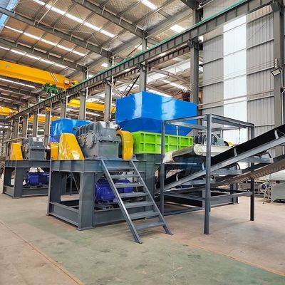 Máquina de separação de resíduos de radiador de recuperação de um único eixo para ferro de cobre e alumínio