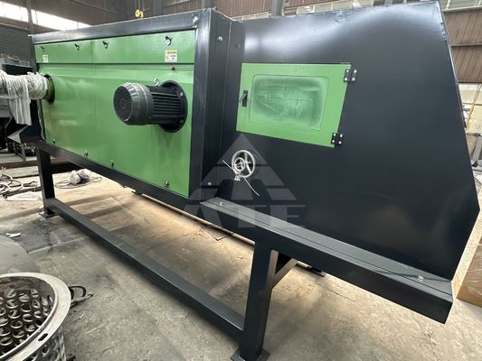 Máquina de triagem de resíduos metálicos não ferrosos de 380 V com separadores de corrente magnética e de corrente de redemoinho