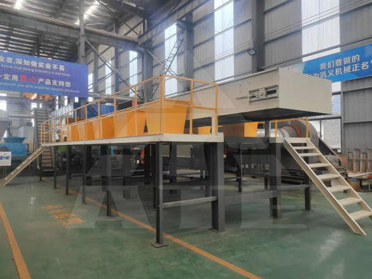 Máquina de triagem manual de resíduos para reciclagem doméstica