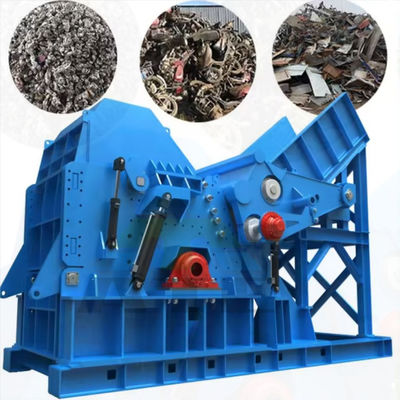 Equipamento de reciclagem de sucata de metal Cable Rubber Tire Multifuncional Twin Shaft Shredder