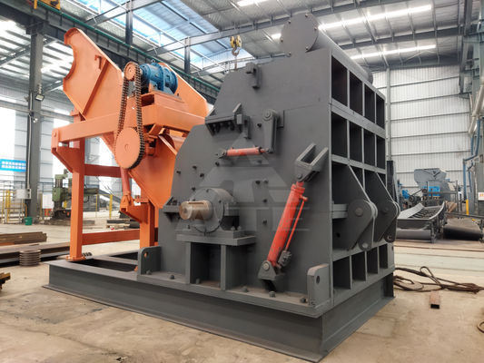 Dimensão e cor personalizáveis Metal Hammer Mill Crusher para reciclagem de fios de sucata de aço