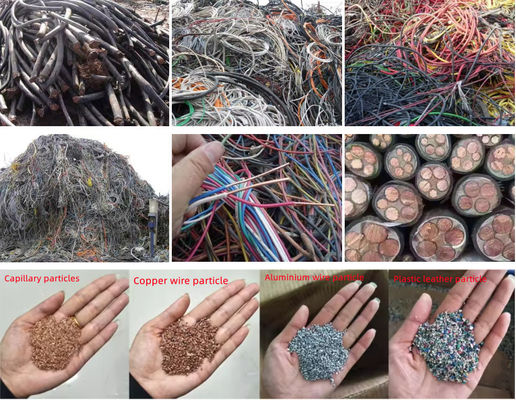 Máquina de reciclagem de fios elétricos