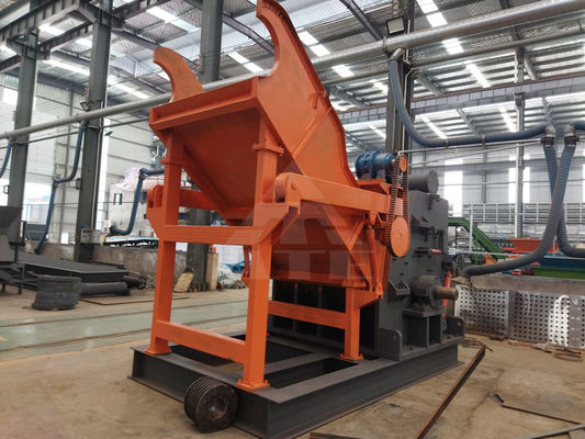 30kW Poderosa Resíduos de Aço Ferro Metal Resíduos de Metal Triturador Plantas Máquina trituradora de ferro