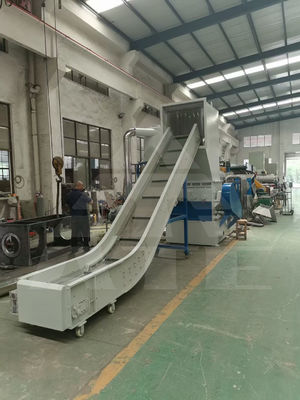 5-100 kg/h Capacidade de produção Triturador de eixo único para cartão ondulado e plásticos