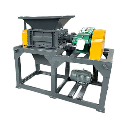 Madeira Mini Scrap Metal Shredder Máquina trituradora de plástico de duplo eixo triturador de papel
