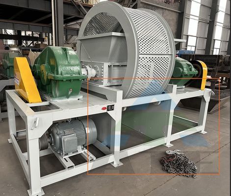 Tipo de máquina de pneus triturador de eixo duplo para sucata pneus pneus de borracha usada reciclagem