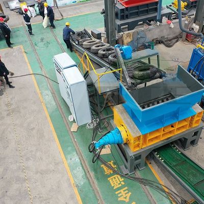 Equipamento de reciclagem de pneus de caminhão de alta produtividade personalizável com triturador de pneus de borracha
