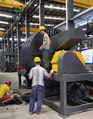 Indústria de reciclagem de borracha Máquina automática de reciclagem de pneus de alta potência para pó de borracha