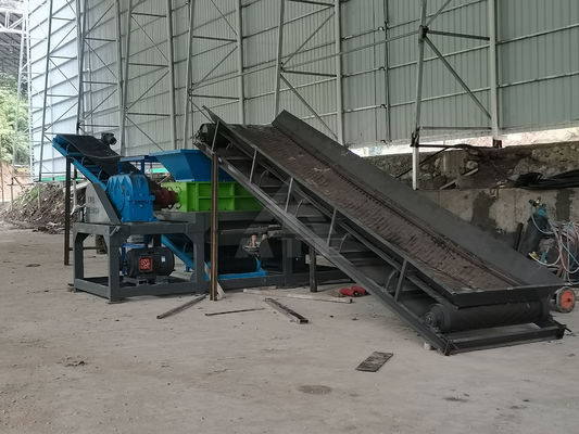 200-2200mm Tamanho de entrada Triturador automático de eixo duplo para plásticos e sucata de metal