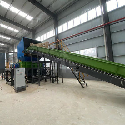 Máquina de trituração de duplo eixo para sucata de plástico, de metal, de cartão de madeira, de cobre, de alumínio