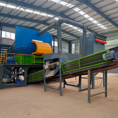 Triturador de eixo duplo recicla efetivamente sucata de metal e plástico com fácil operação