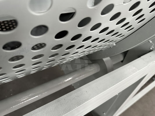 Máquina de trituração de pneus de borracha plástica de eixo duplo 5000 kg