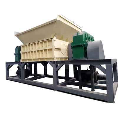 Triturador de eixo duplo Solução perfeita para reciclar sucata de metal e resíduos industriais