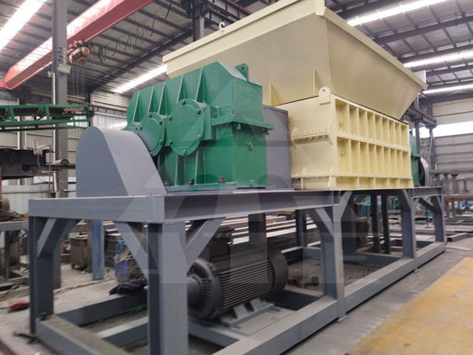 Triturador de eixo duplo Solução perfeita para reciclar sucata de metal e resíduos industriais