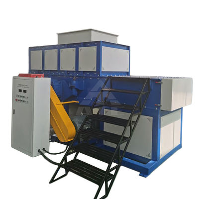Máquina de trituração de garrafas de plástico industrial de eixo único para trituração