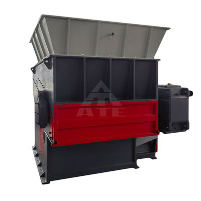 Desenho do cliente Máquina de triturador de plástico usado de eixo único para reciclagem de tecidos