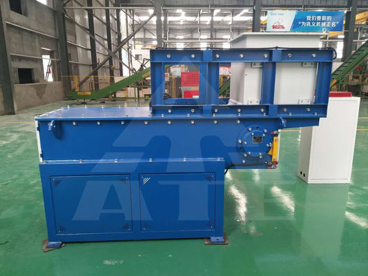 Triturador de reciclagem de cartão de eixo único para resíduos de plástico de laboratório em desenvolvimento