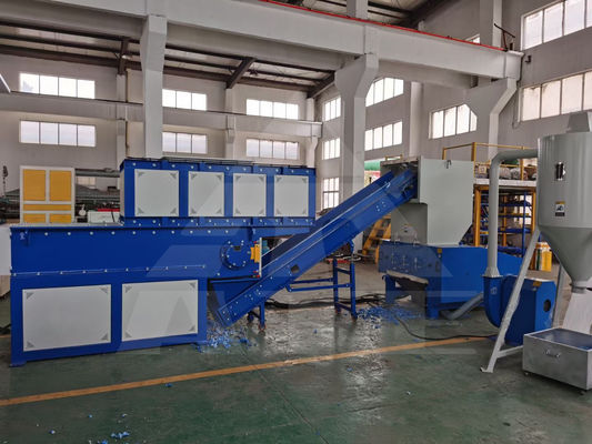 Triturador de reciclagem de cartão de eixo único para resíduos de plástico de laboratório em desenvolvimento