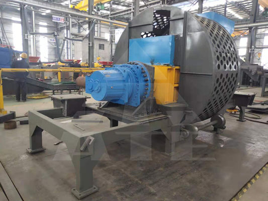Reciclagem de resíduos de pneus de alto nível com máquina e transportador de trituração de pneus de borracha