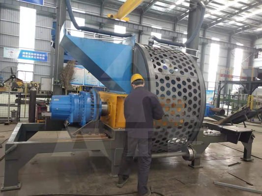 Máquina de reciclagem de pneus para caminhões pesados