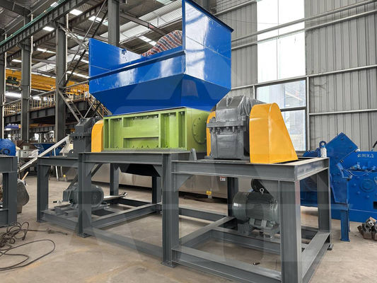 Máquina de trituração de garrafas de vidro de plástico