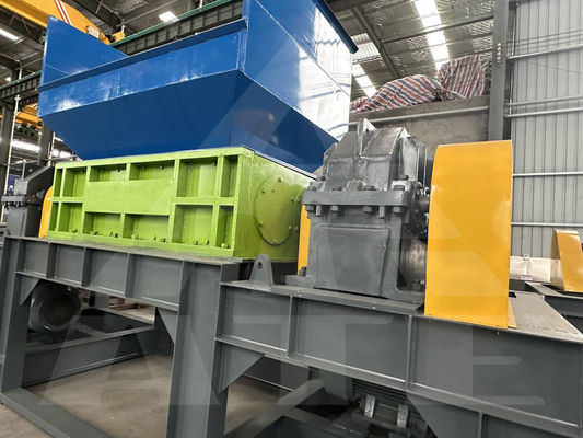 Máquina de trituração de garrafas de vidro de plástico