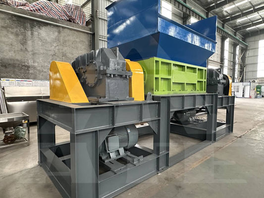 Produto final 1-10 Cm Máquina de trituração de aço em duplo eixo pesada para obras de construção
