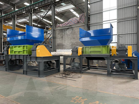 Produto final 1-10 Cm Máquina de trituração de aço em duplo eixo pesada para obras de construção