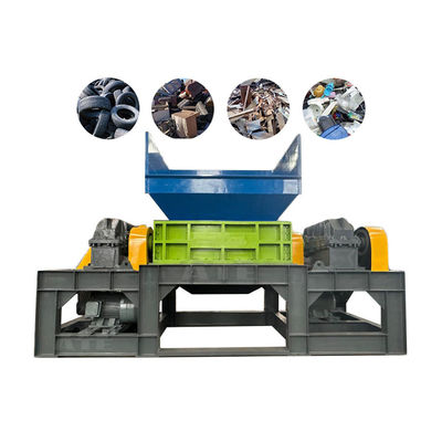 Máquina de trituração de resíduos de eixo duplo para papelão de plástico e trituração de metal a preços acessíveis