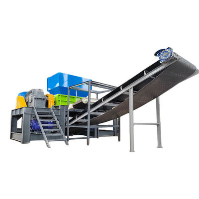 Triturador de metais de grande capacidade para reciclagem de pedaços de plástico em instalações de fabrico