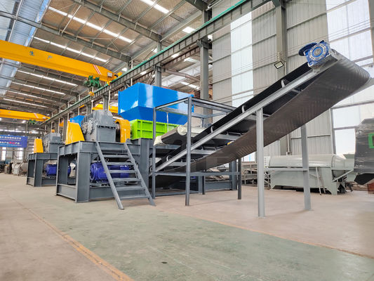 Triturador de eixo duplo para automóveis compactos de metal e resíduos compactos de plástico