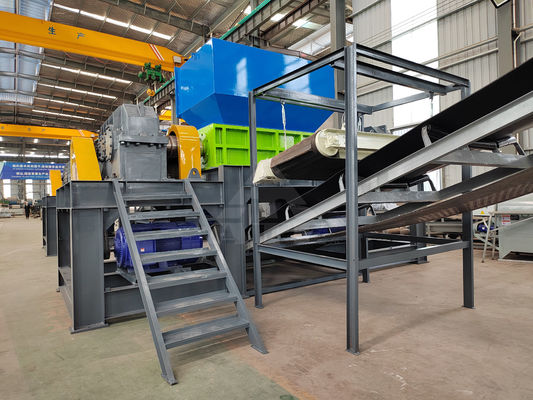 200-2200 mm Tamanho de entrada Triturador automático de sucata de metal plástico para processo de reciclagem