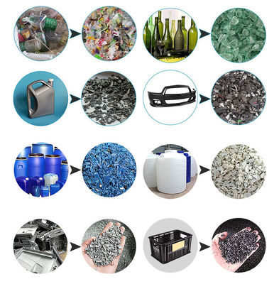 Máquina de trituração de plástico de reciclagem de borracha de metal compacto de borracha de cobre de eixo duplo 2000m
