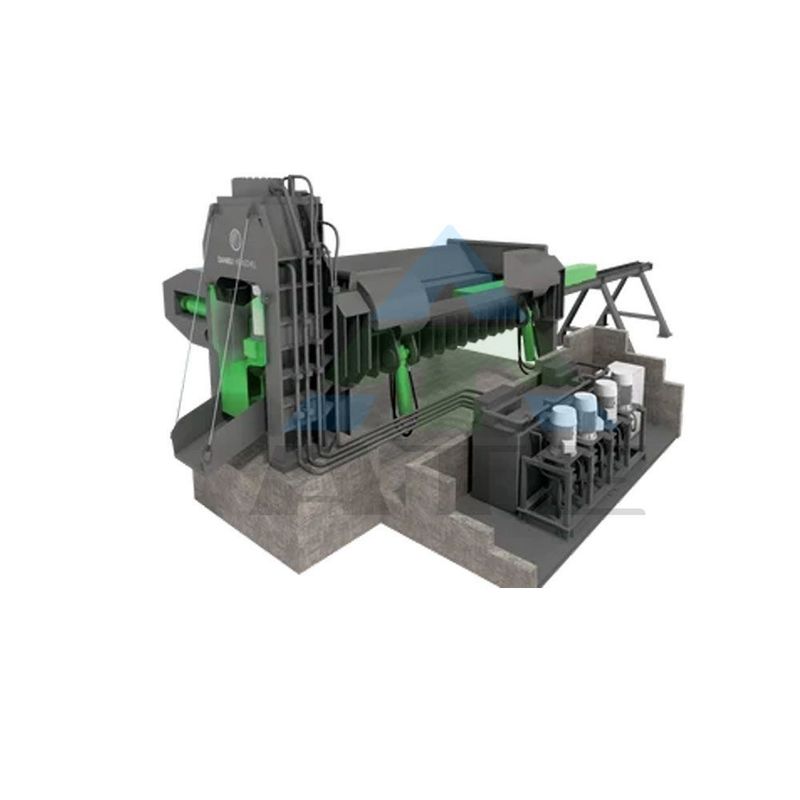 Máquina de corte hidráulica de cortes de trampolim para sucata de ferro e aço