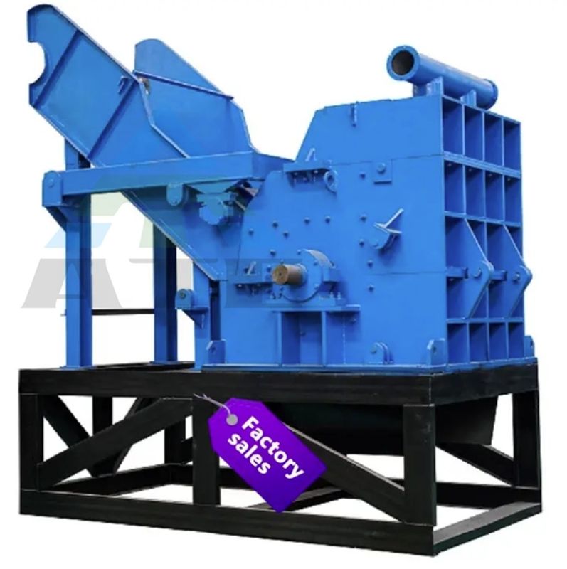 Máquina de trituração de sucata de metal de grande capacidade para reciclagem industrial