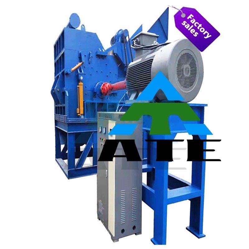 AC Motor Scrap Recycling Steel Car Shredder Metal Hammer Mill para triturador de resíduos metálicos